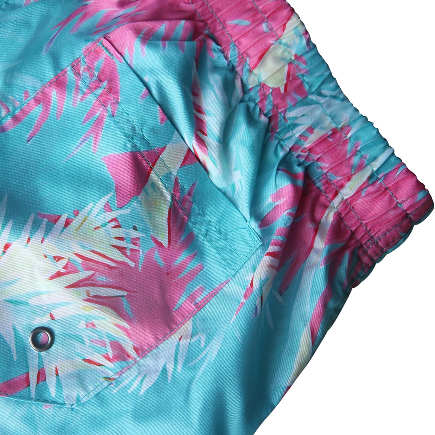 coconut tree mens swim wear back pocket