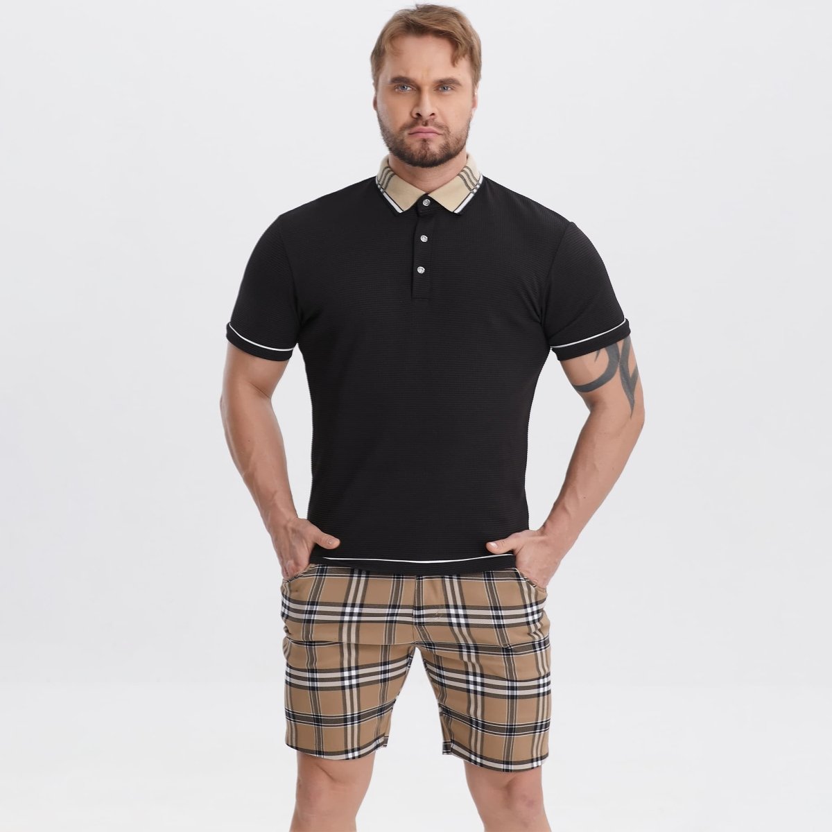 mens textured shirt slim fit stretchy