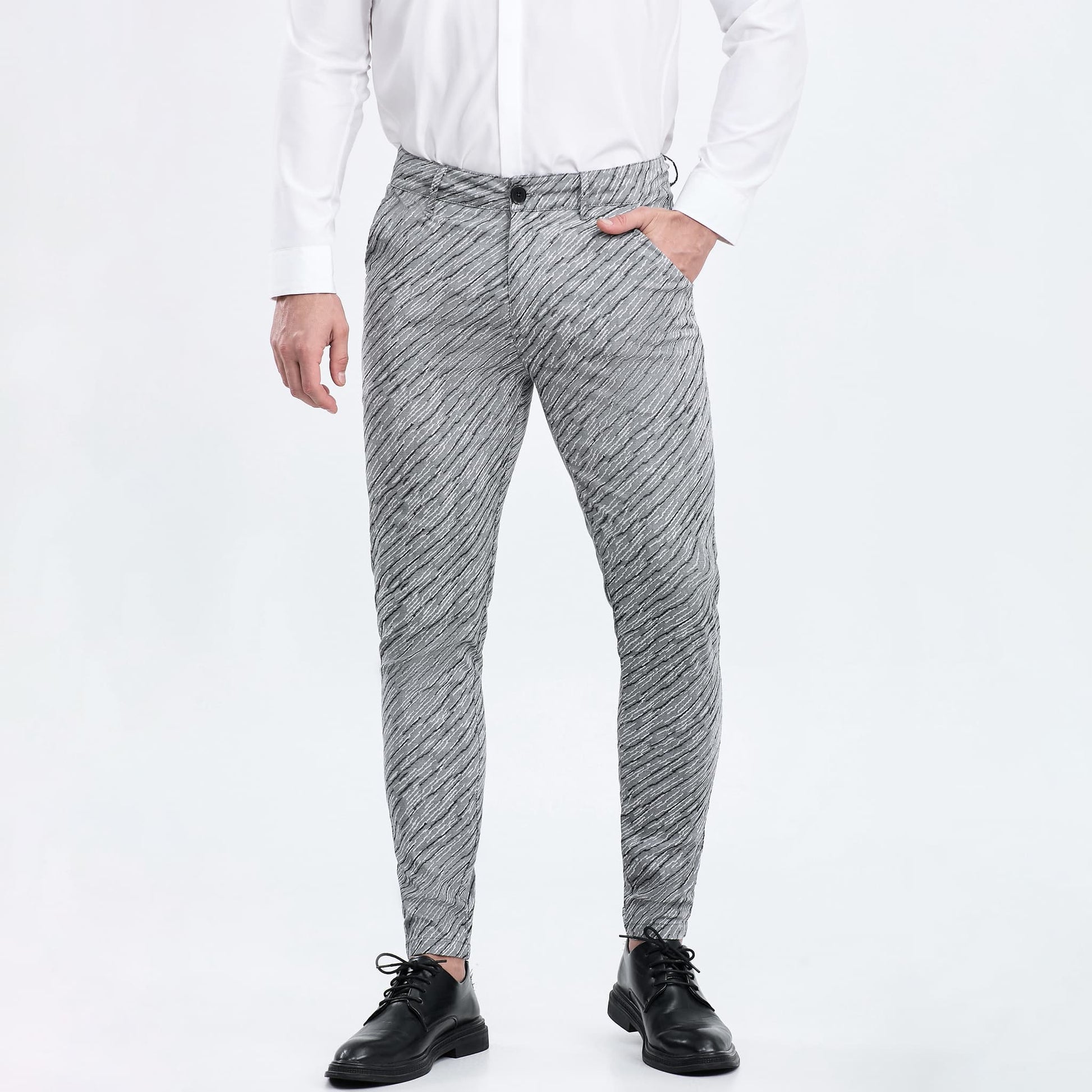 slim fit active chinos pants men stretchy