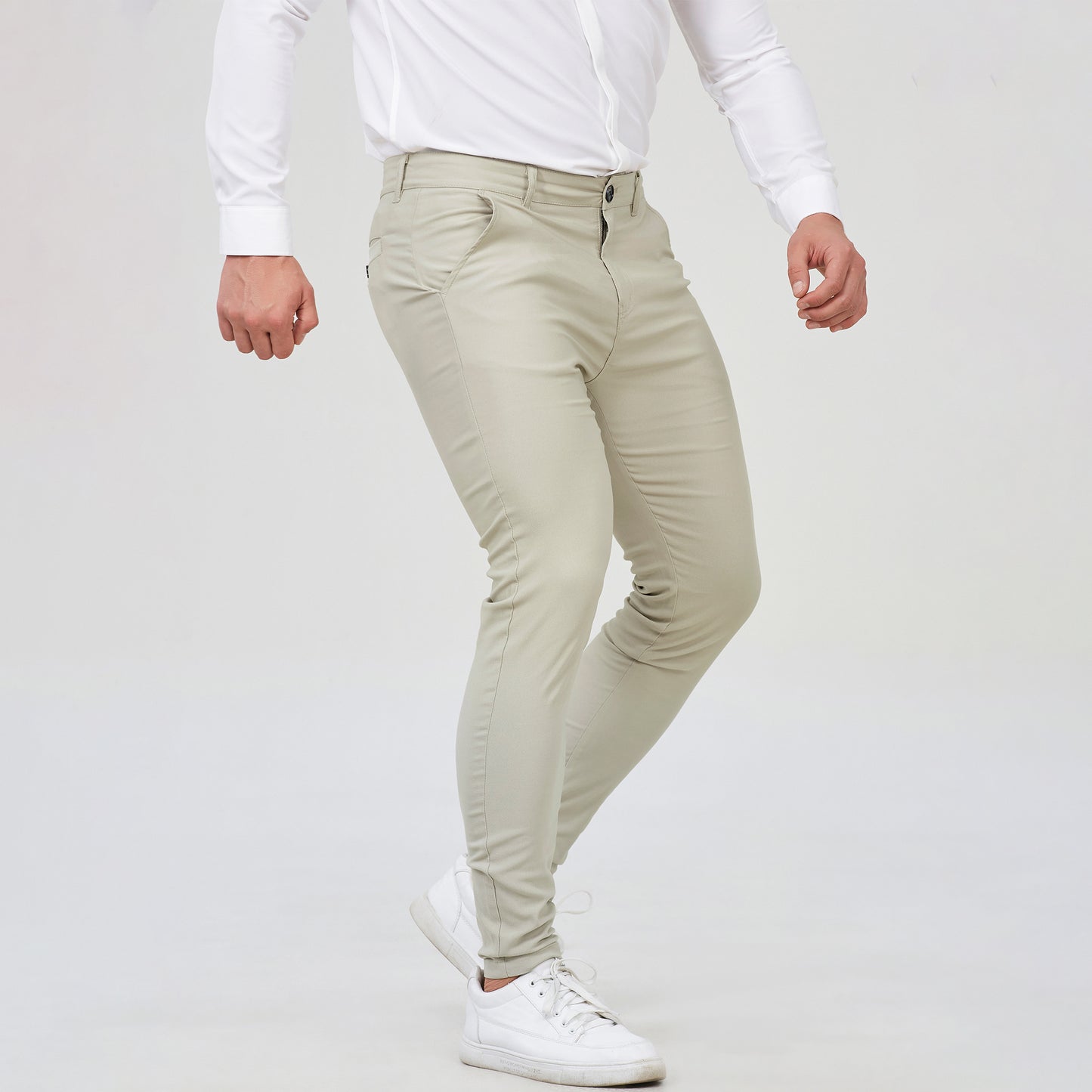 beige suit pants for men slim fit stretchy