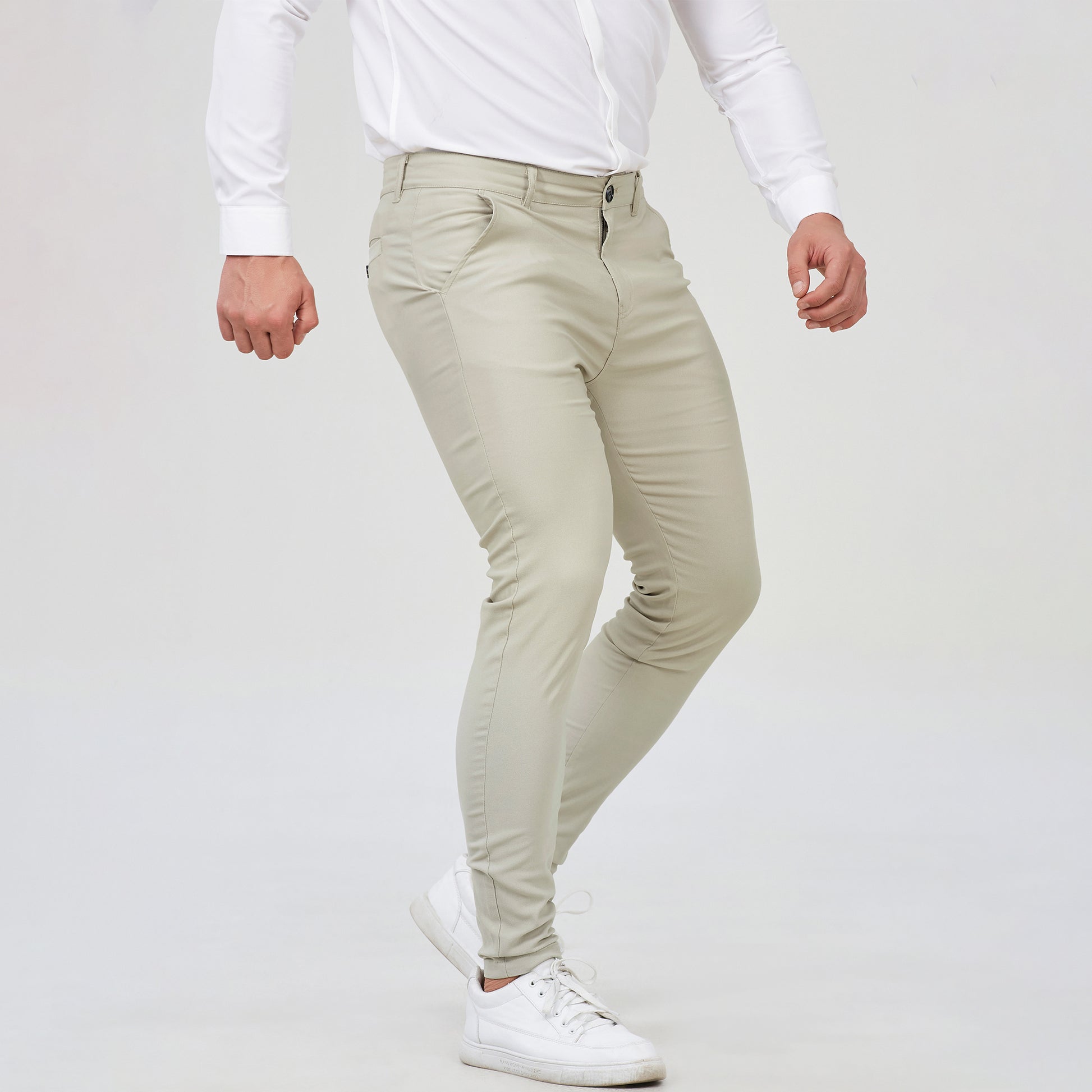 beige suit pants for men slim fit stretchy
