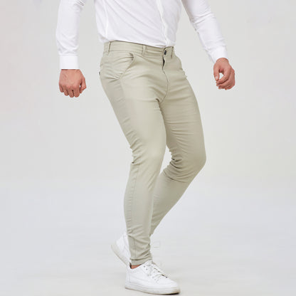 beige suit pants for men slim fit stretchy