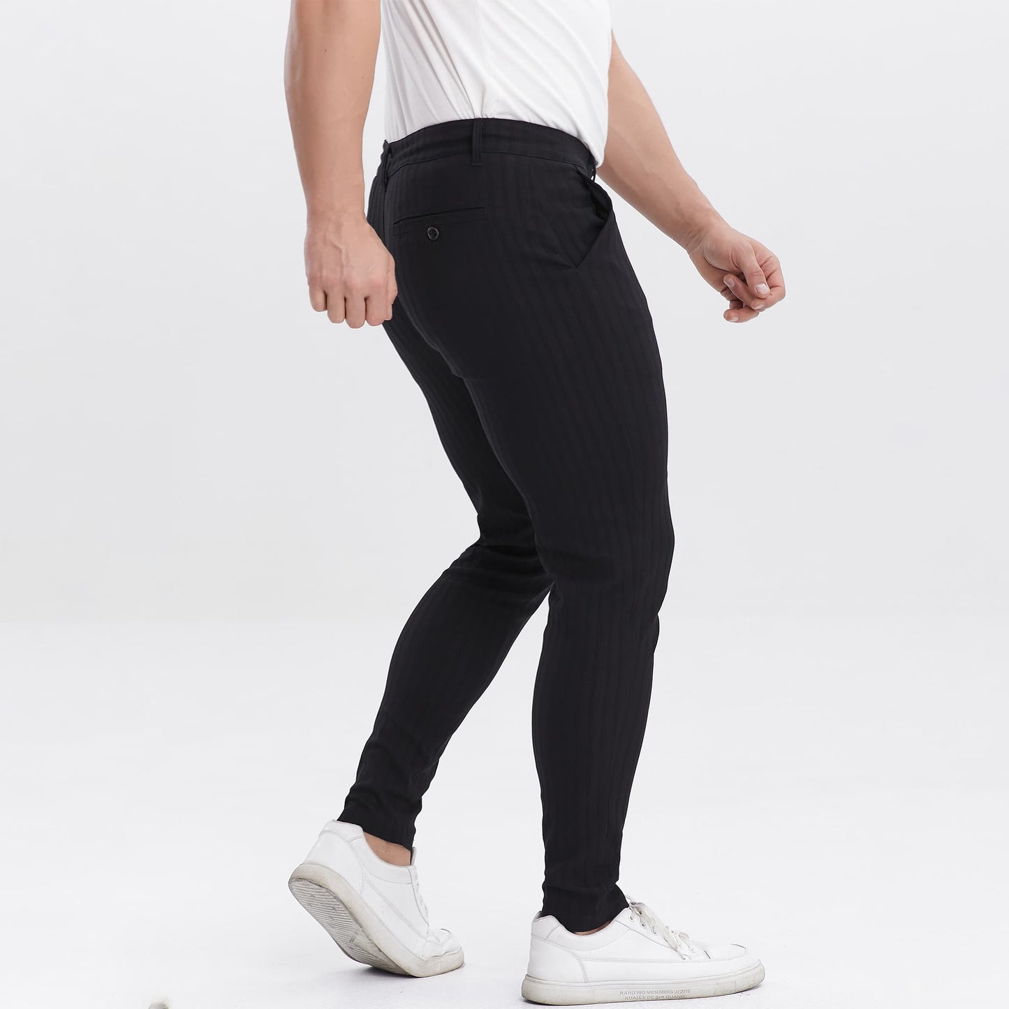 black big and tall golf pants slim fit stretchy
