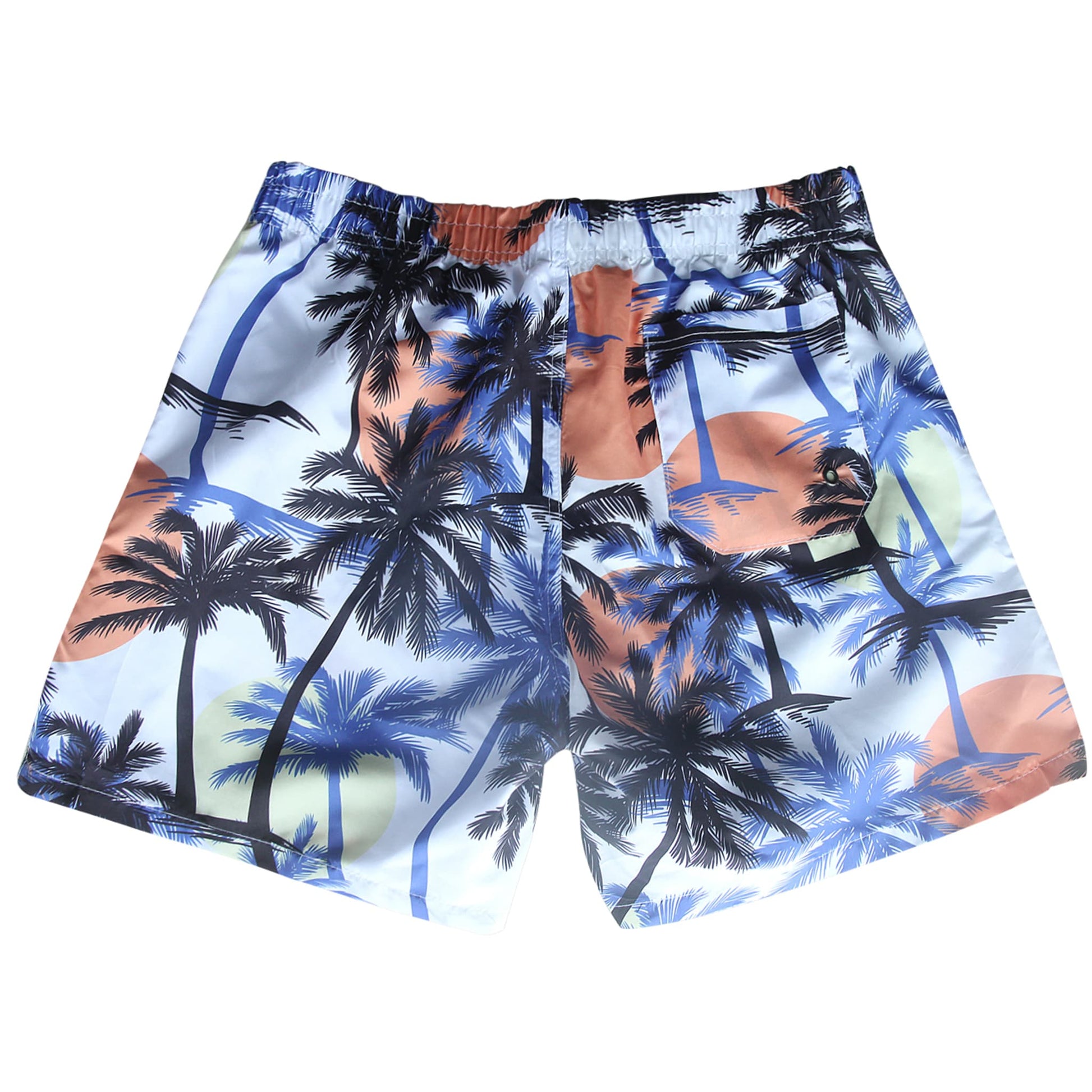 coconut tree boardshorts for men