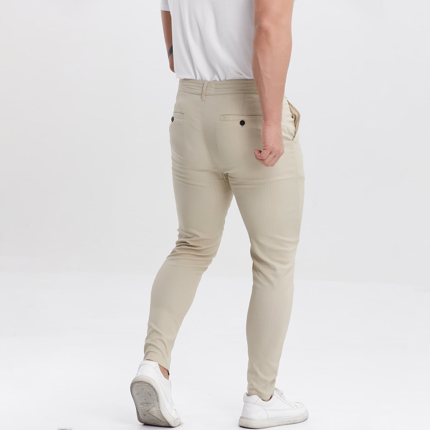 khaki dress pants for men big and tall slim fit stretch