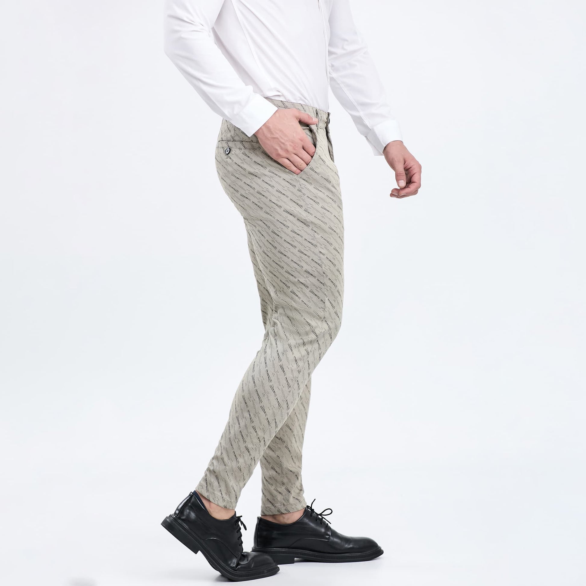 slim fit formal pants for men stretchy