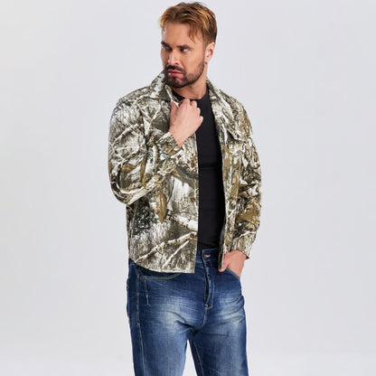 long sleeve camo shirts for men button down