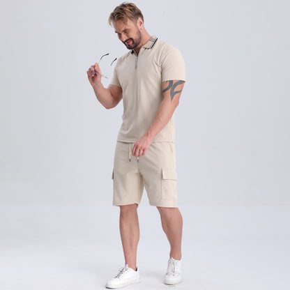 men's casual khaki shorts drawstring