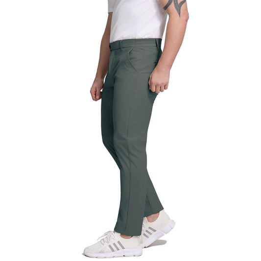mens lightweight stretch dark grey golf pants