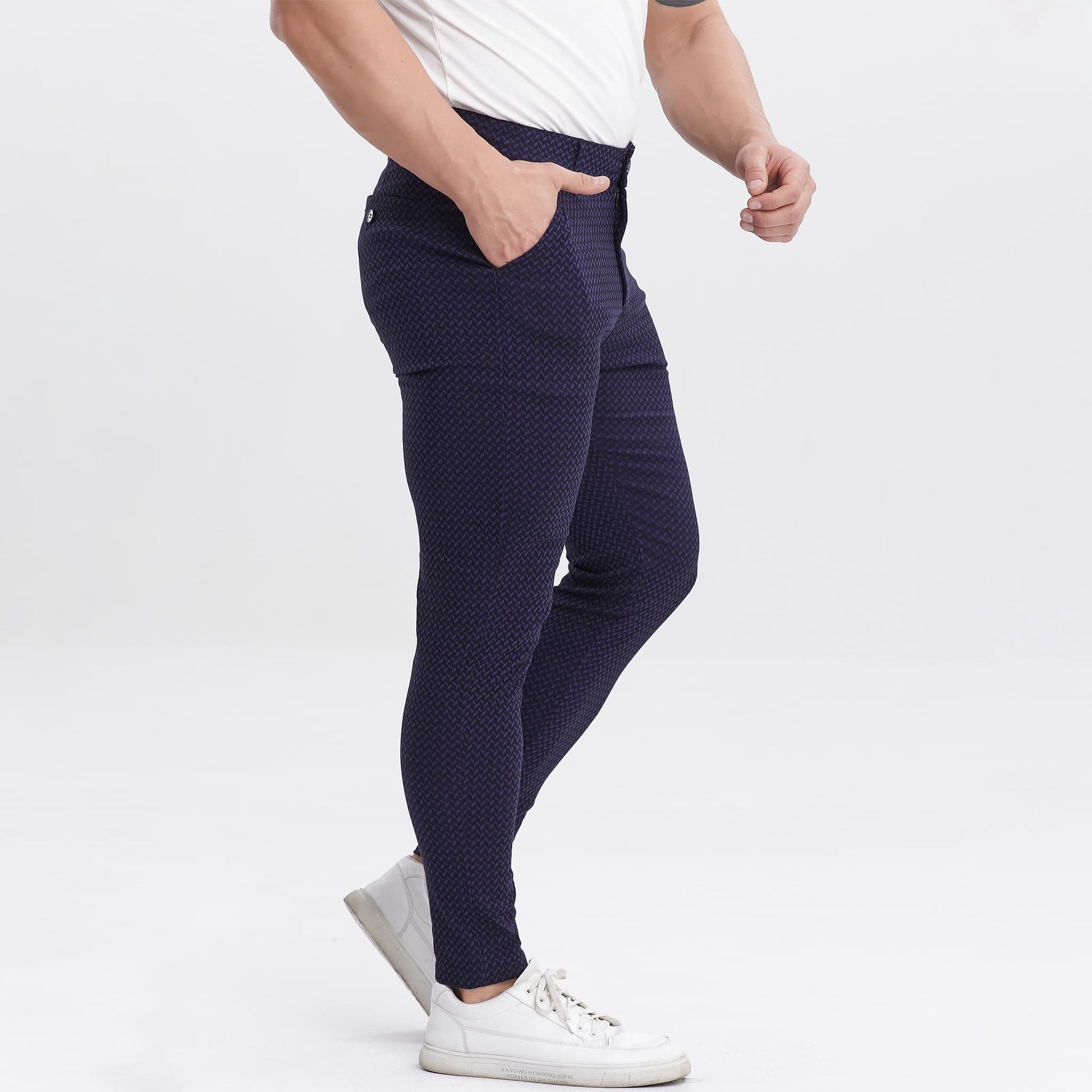 mens navy blue skinny jeans stretchy