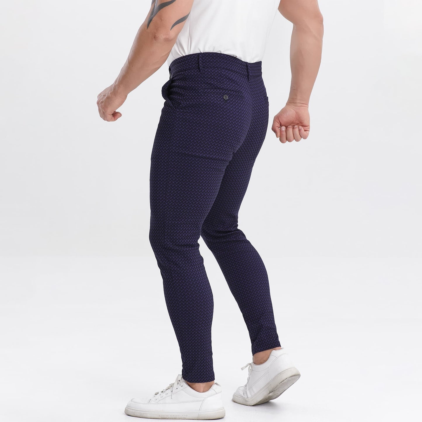 navy blue mens slim fit chinos stretchy