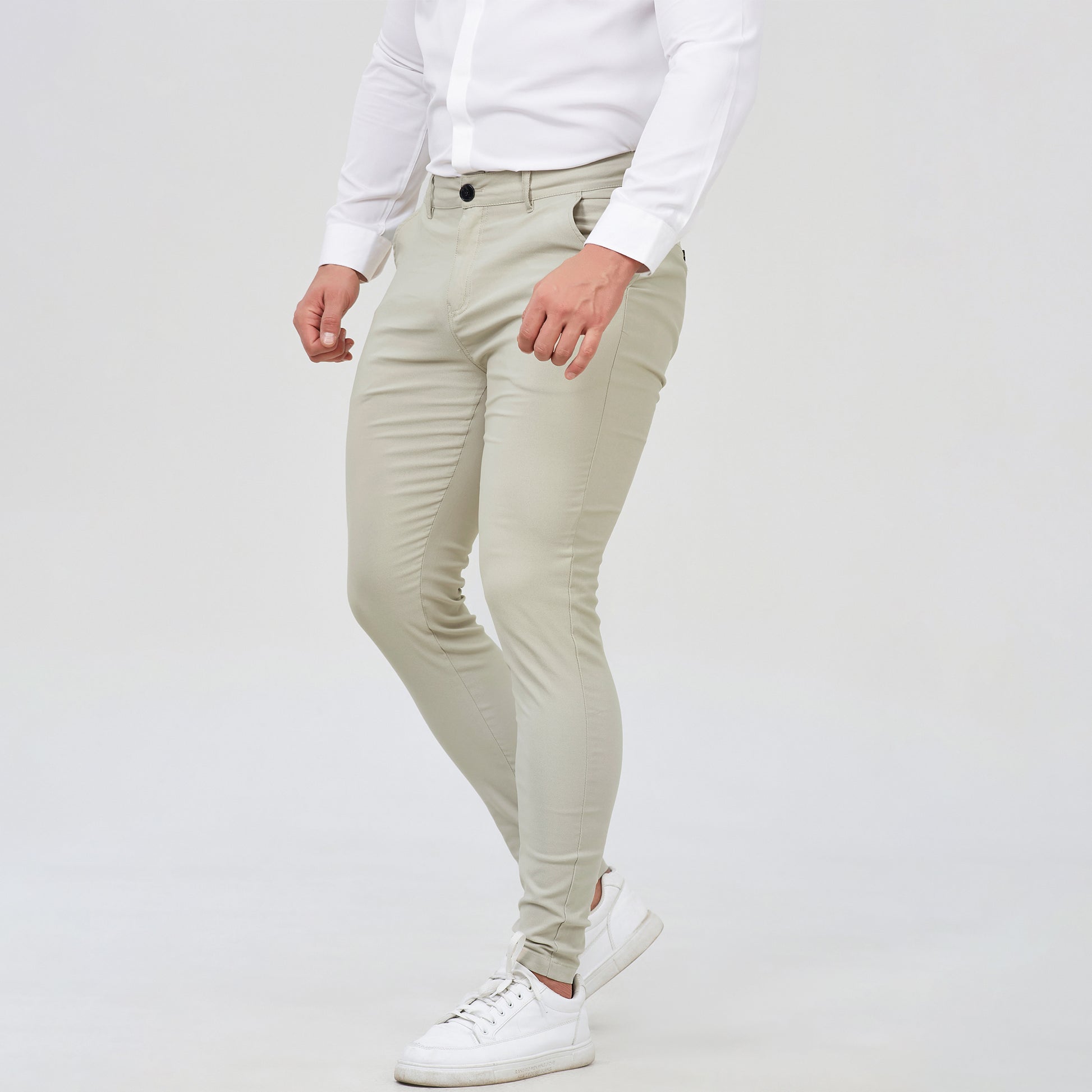 mens slim fit khaki pants stretchy 