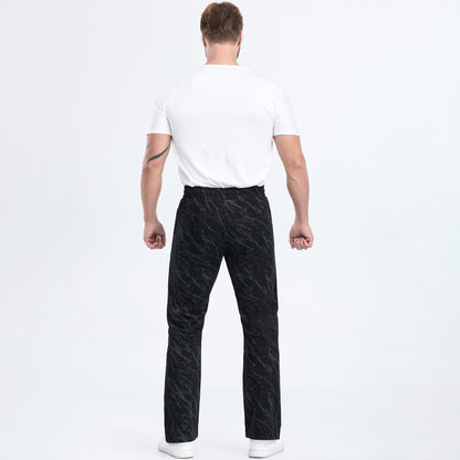 mens camouflage pattern sweatpants with drawstring