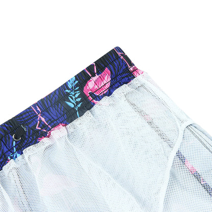 mens swim trunks short with mesh liner