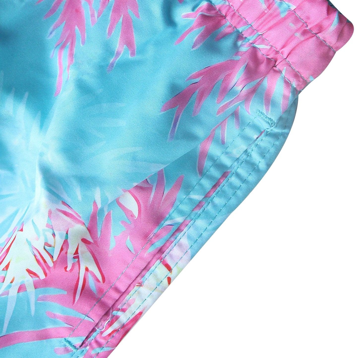 coconut tree mens swim trunks with mesh liner
