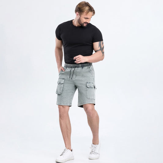 pantalones cortos de hombre drawstring waist