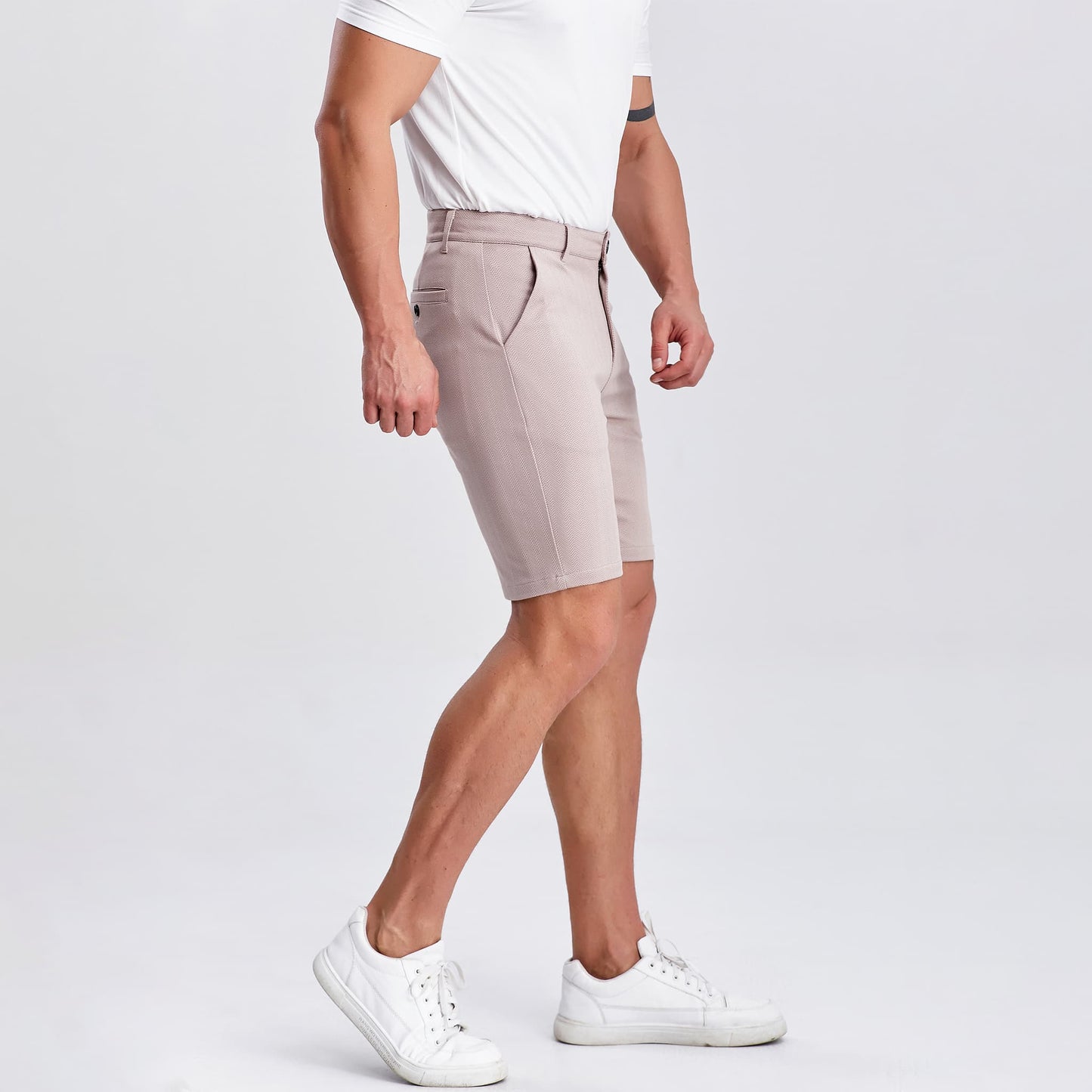 pink chino pants for men slim fit stretch