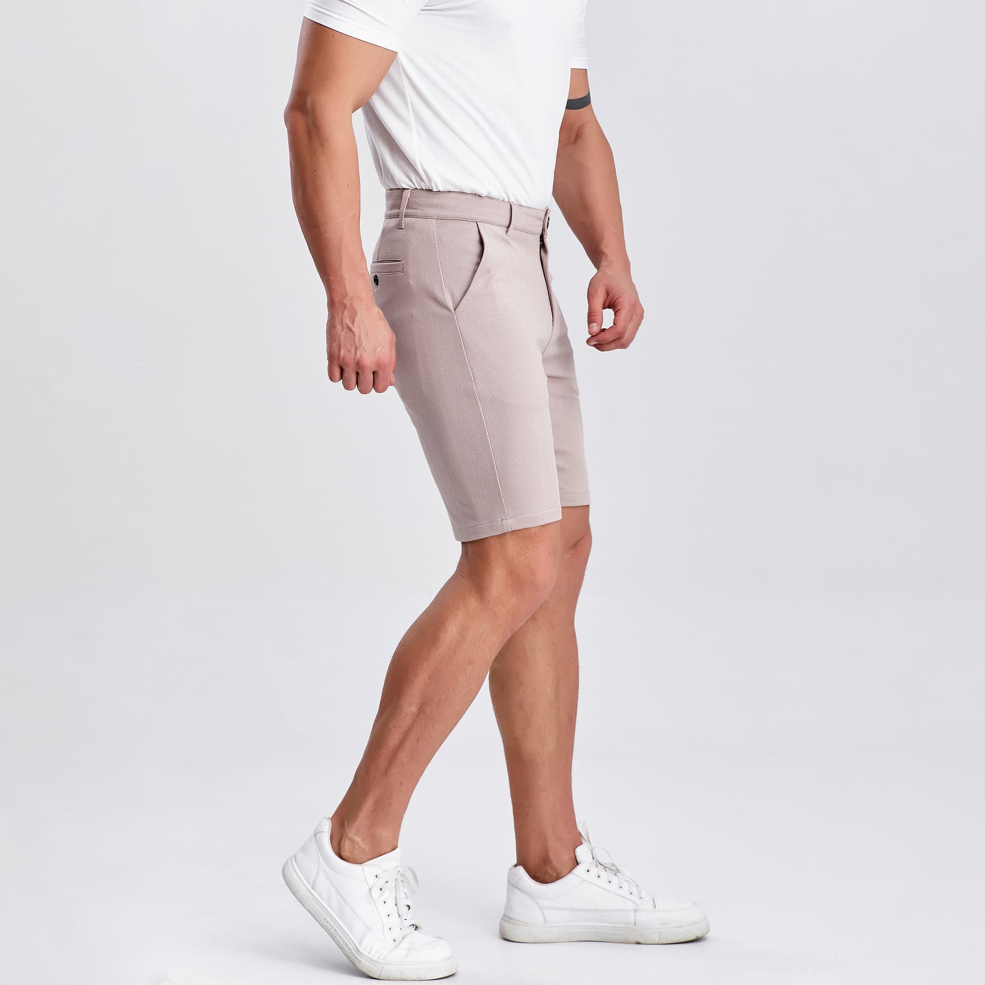 pink chino pants for men slim fit stretch