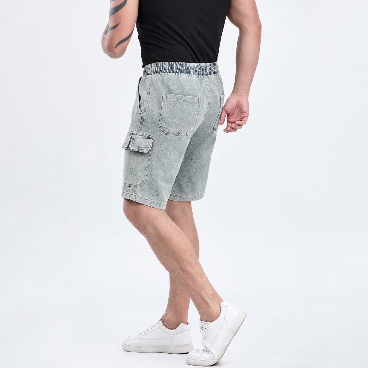 shorts for men casual drawstring waist