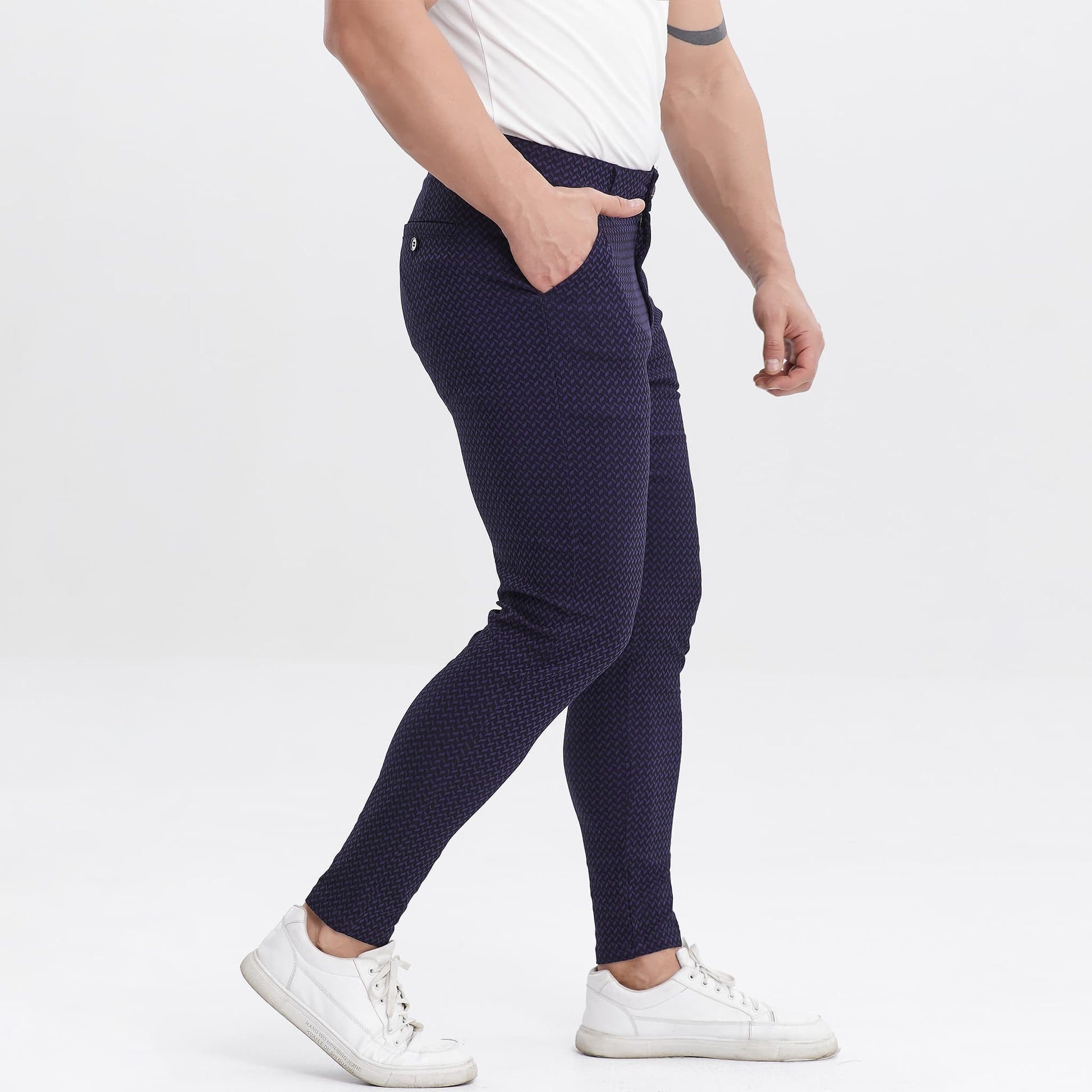 dark blue skinny fit dress pants men slim fit stretchy