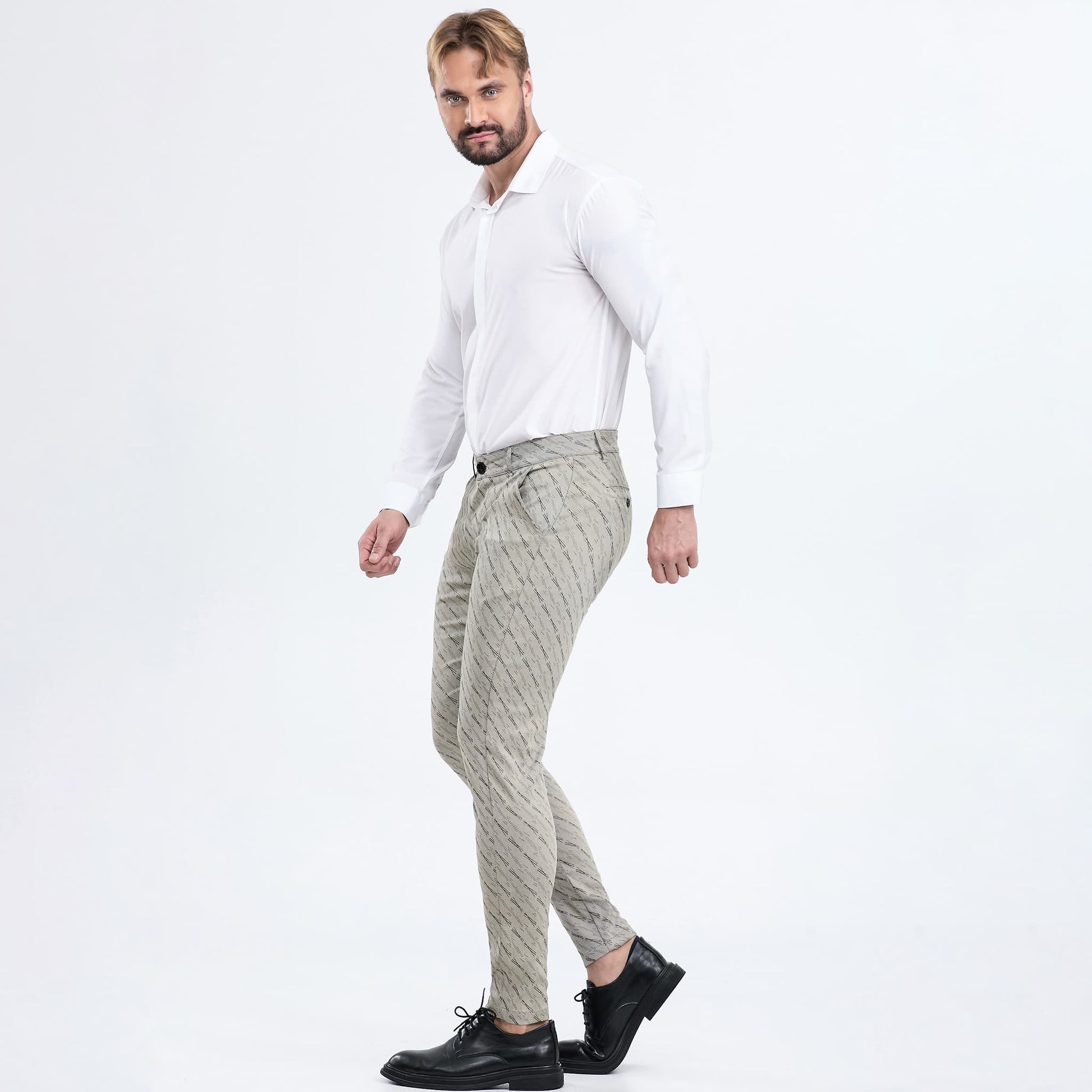slim fit khaki pants for men stretchy