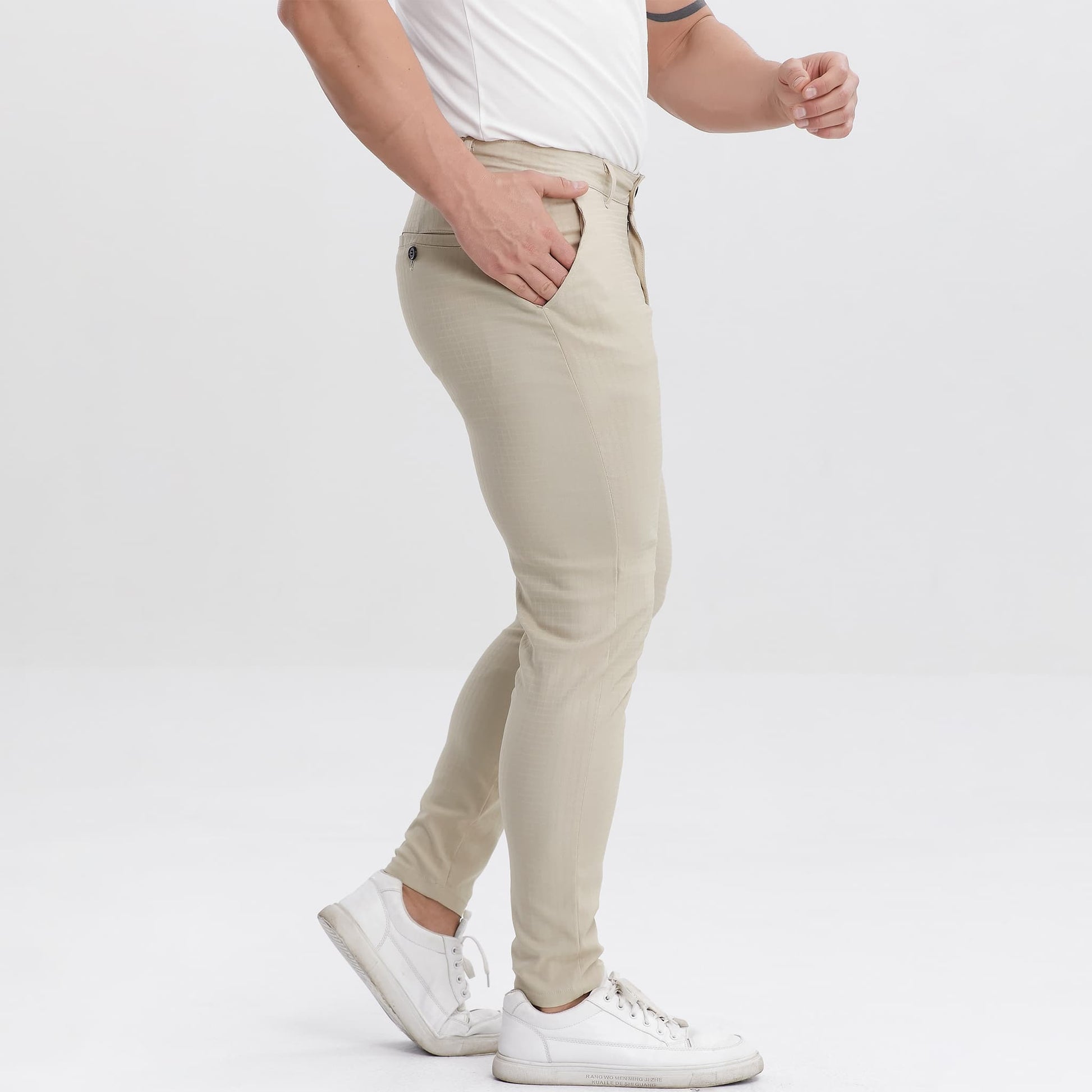 slim fit stretchy stylish pants for men
