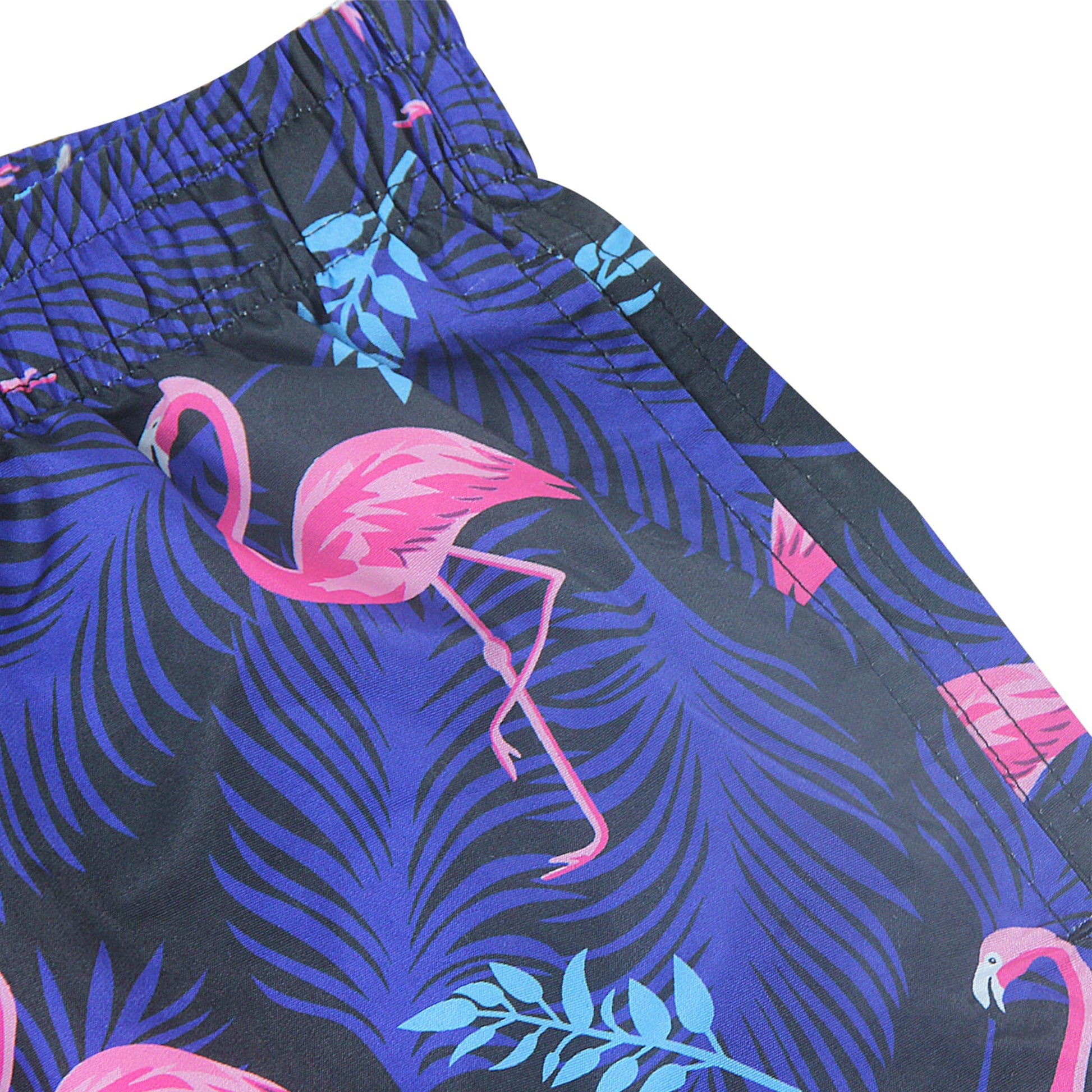 flamingo swimming suit for men with slant pocket