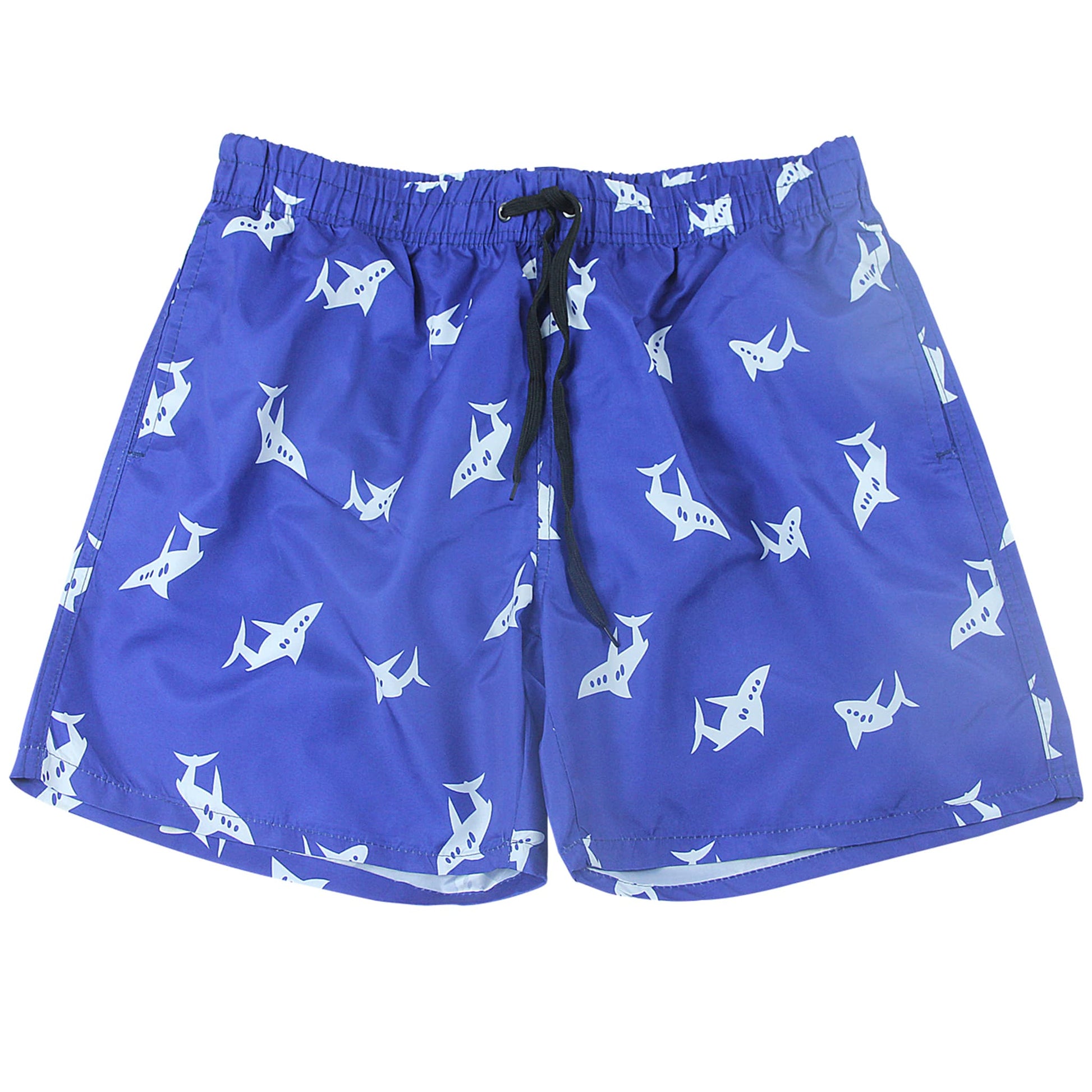 shark traje de bano para hombre drawstring