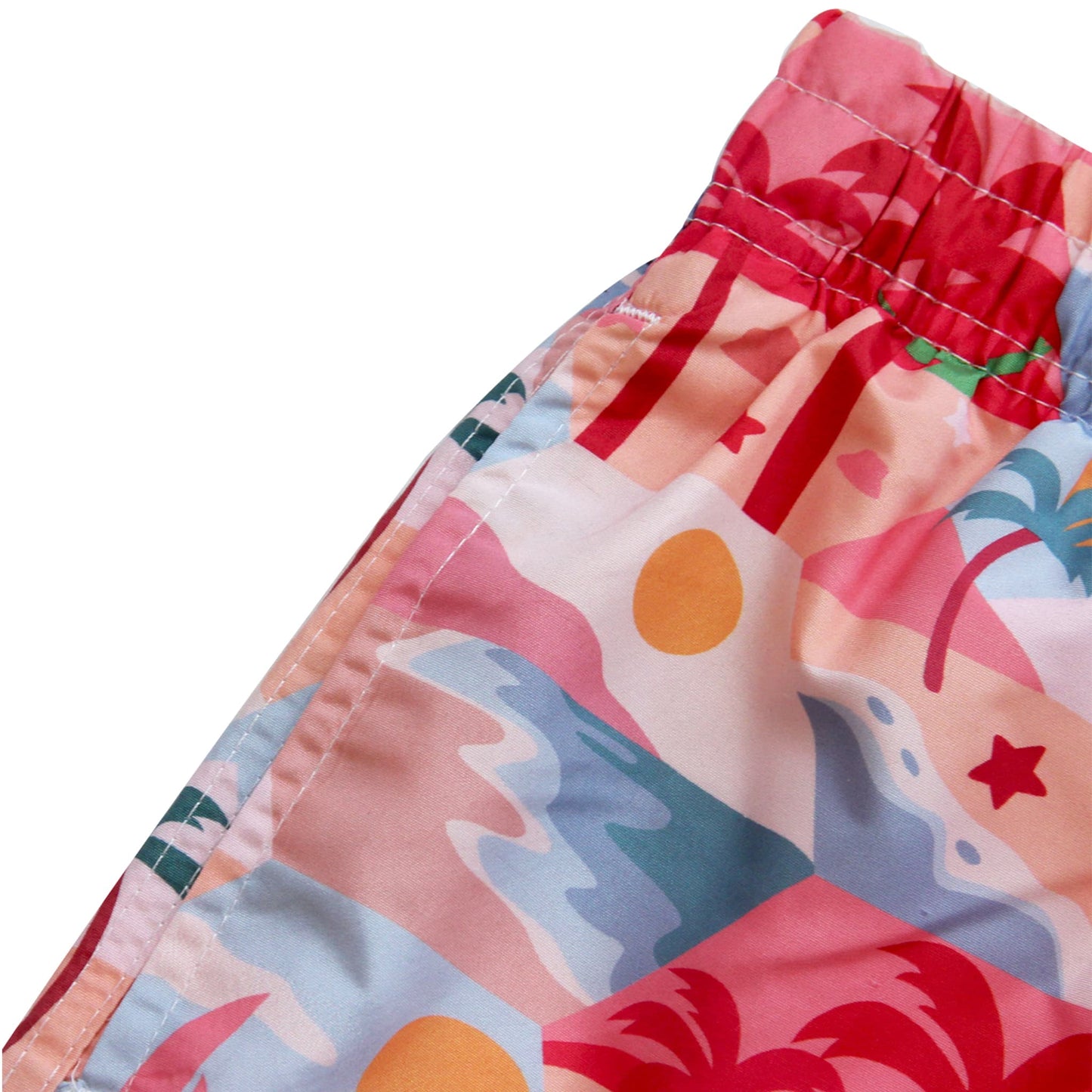 red coconut tree trunks for men slant pocket